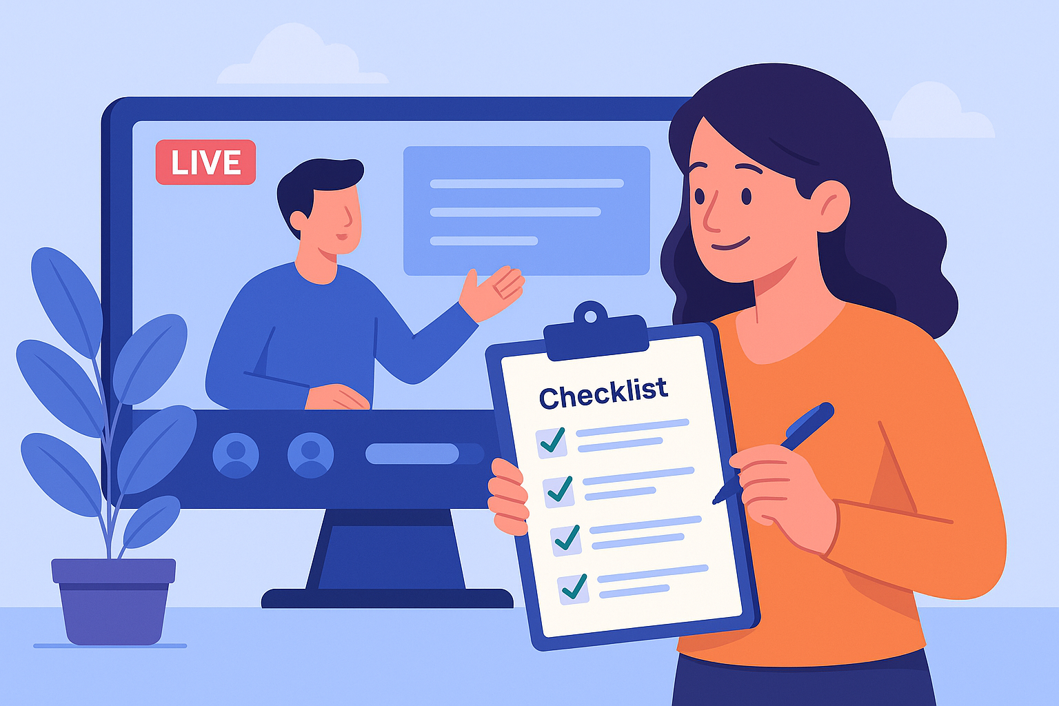 Checklist webinaire : les 10 étapes à valider avant de passer en direct